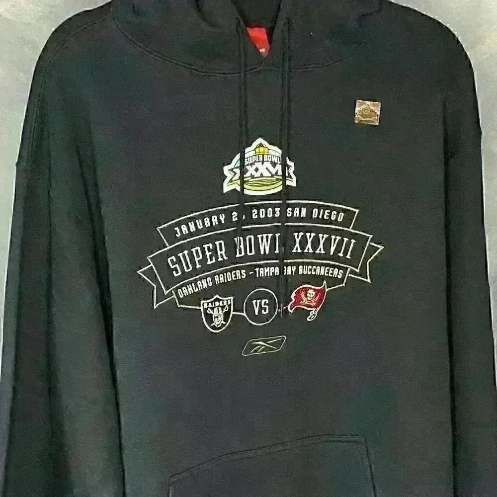 Vintage Super Bowl XXXVII 37 Tampa Buccaneers Raiders 2003 Crewneck Sweatshirt. - Picture 6 of 7